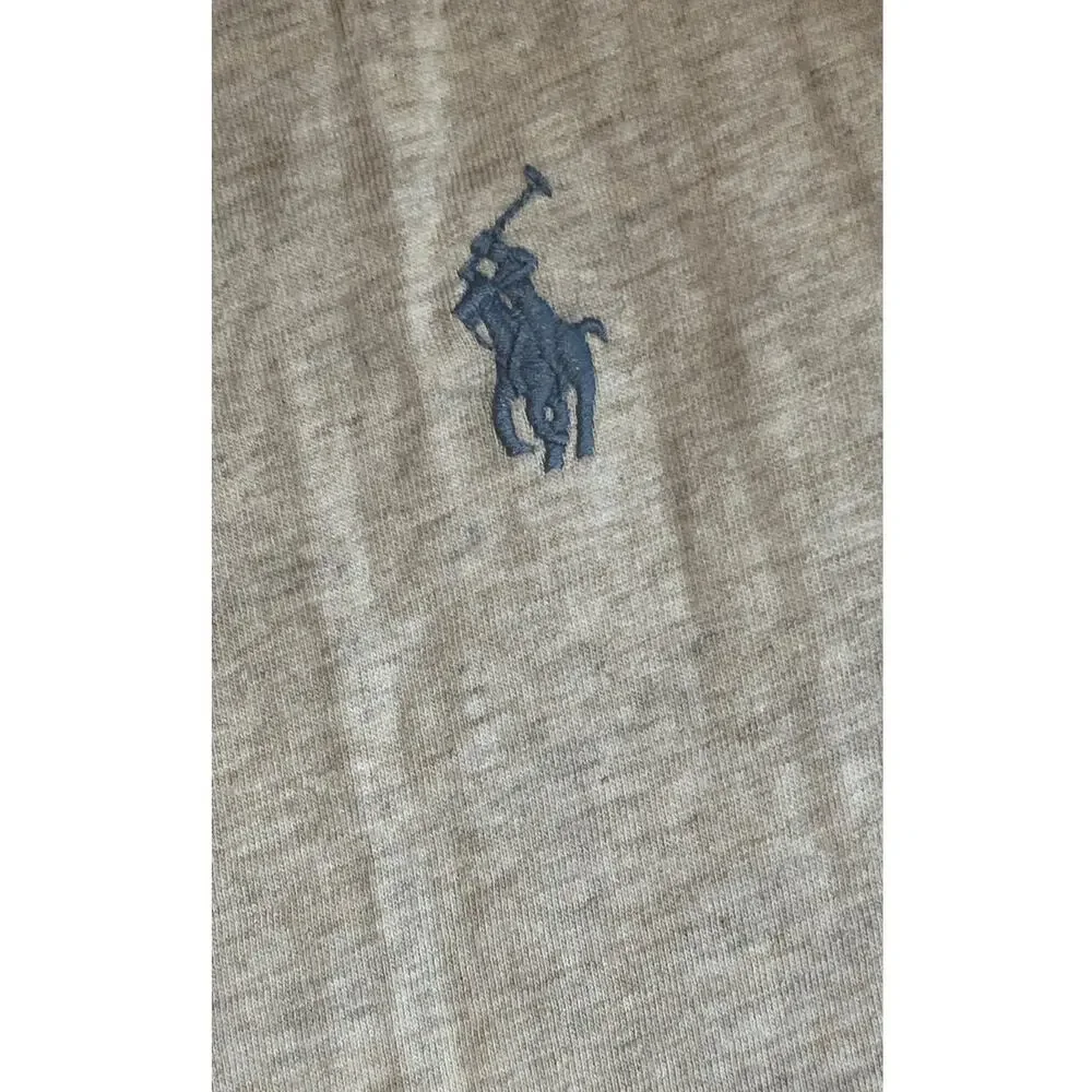 Polo Ralph Lauren Men's L Custom Slim Fit Light Brown Heather T Shirt NWT